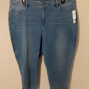 Talbots Sky Blue Cropped Jeans
